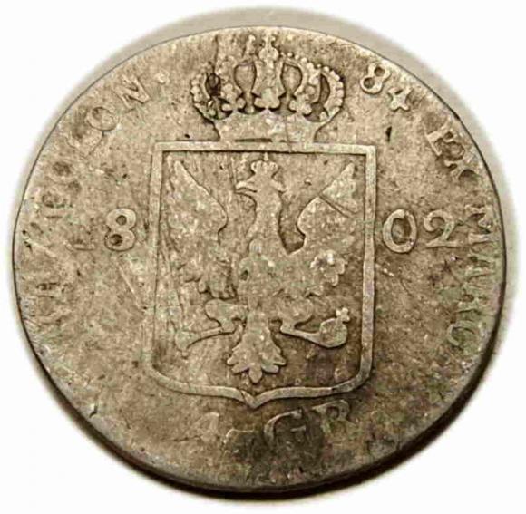 4 grosze 1802 Fryderyk Wilhelm III Prusy (2)