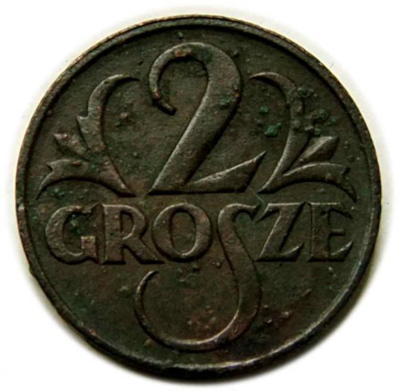 2 grosze 1925 II RP Warszawa (1)