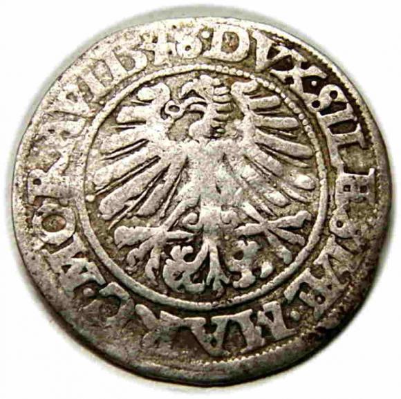 Grosz 1548 Ferdynand I Habsburg Wrocław (2)