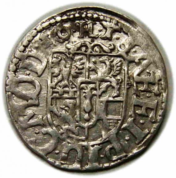 Grosz 1615 Jan Zygmunt Hohenzollern Prusy Drezdenko (2)