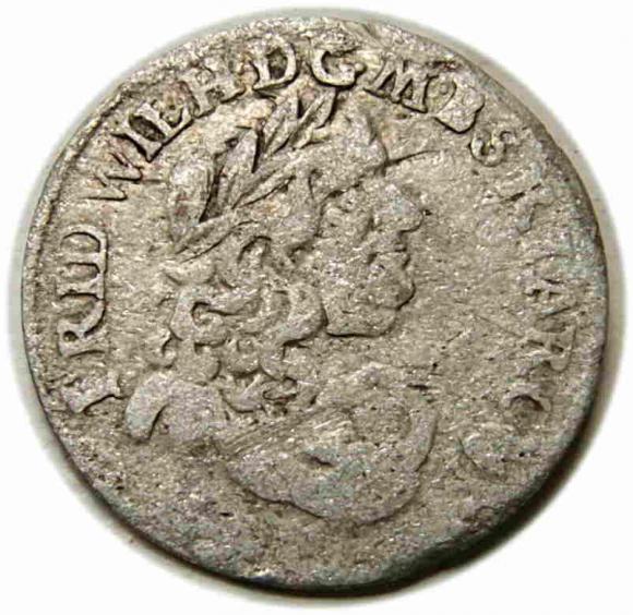 Szóstak 1684 Fryderyk Wilhelm Prusy Brandenburgia Królewiec (1)