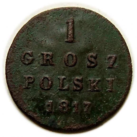 Grosz 1817 Aleksander I Romanow Królestwo Polskie Warszawa (1)