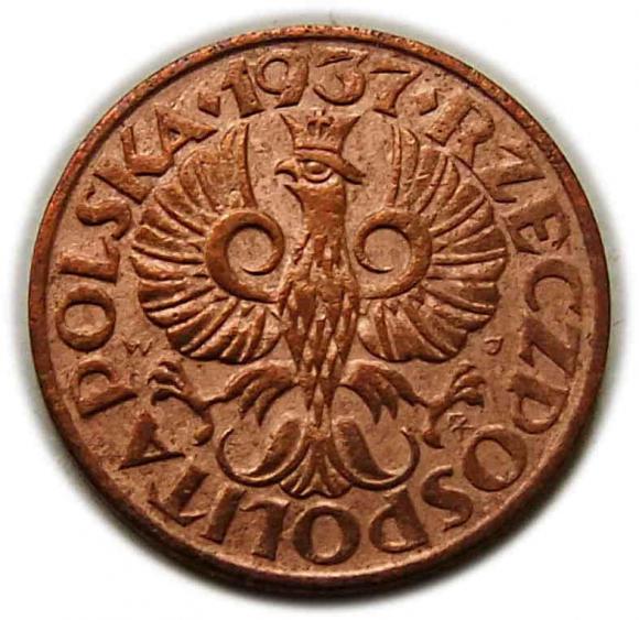 2 grosze 1937 II RP Warszawa (2)