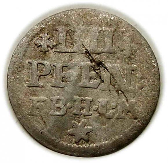 4 fenigi 1692 Jobst Edmund von Brabeck Hildesheim (1)