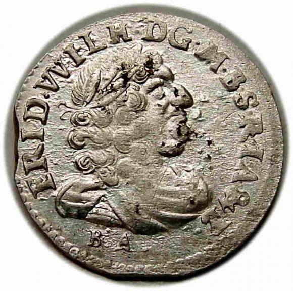 Szóstak 1685 Fryderyk Wilhelm Prusy Królewiec (1)