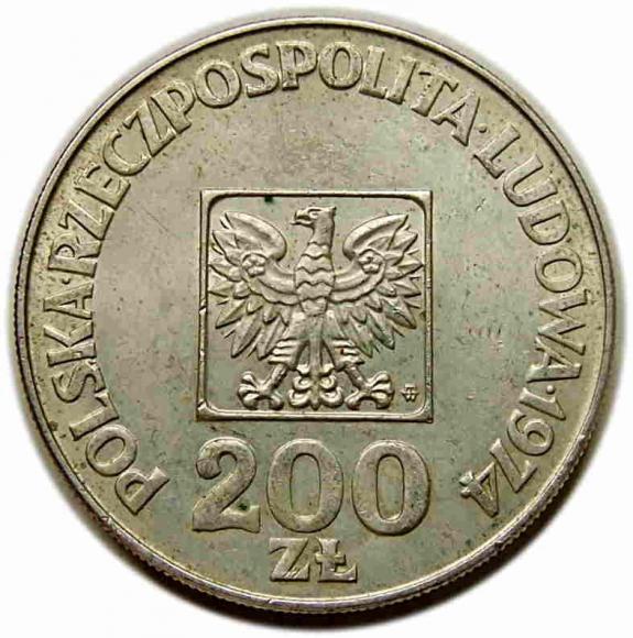 200 złotych XXX lat PRL 1974 Warszawa (2)