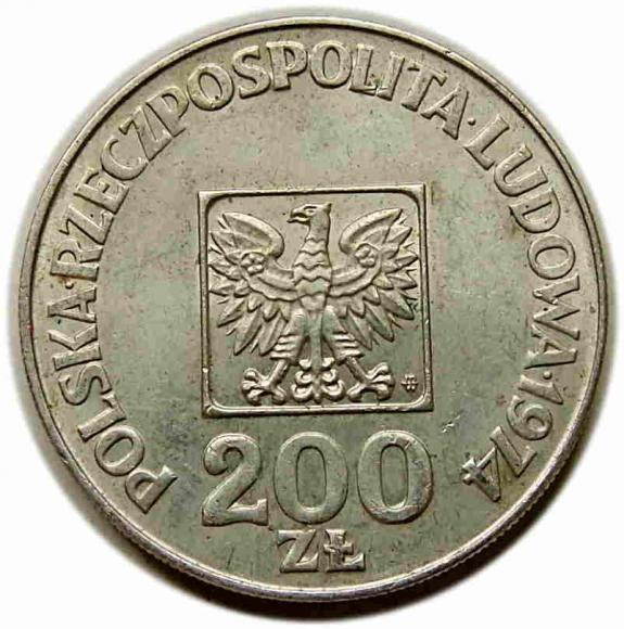 200 złotych XXX lat PRL 1974 Warszawa (2)