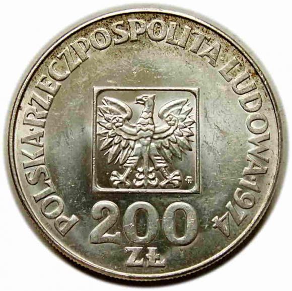 200 złotych XXX lat PRL 1974 Warszawa (2)
