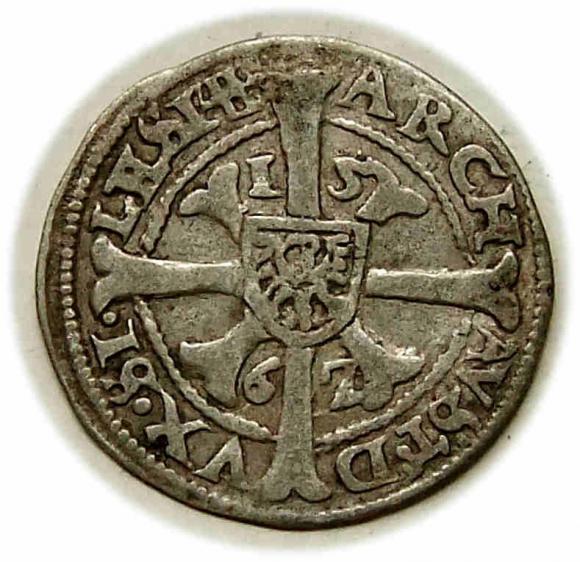 1 krajcar 1562 Ferdynand I Habsburg Wrocław (1)