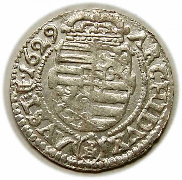 3 krajcary 1629 Ferdynand III Habsburg Kłodzko (2)
