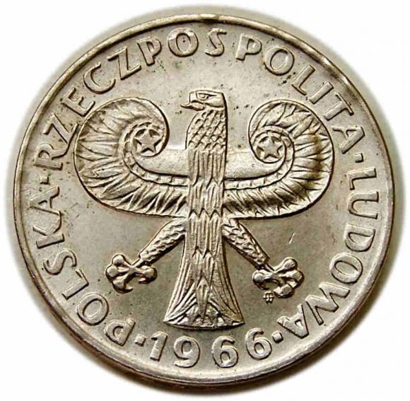 10 złotych 1966 VII wieków Warszawy PRL  (2)