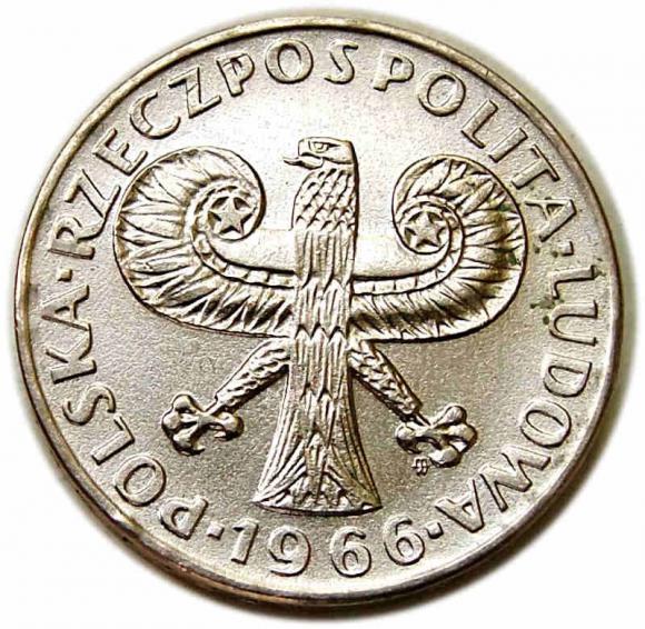 10 złotych 1966 VII wieków Warszawy PRL  (2)