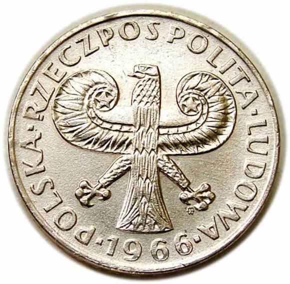 10 złotych 1966 VII wieków Warszawy PRL  (2)