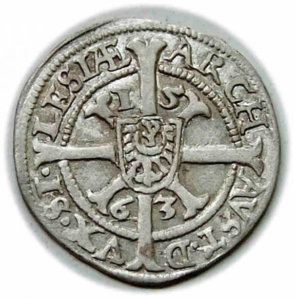 1 krajcar 1563 Ferdynand I Habsburg Wrocław (1)