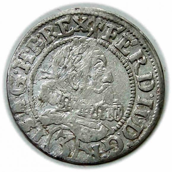 3 krajcary 1628 Ferdynand I Habsburg Wrocław (1)
