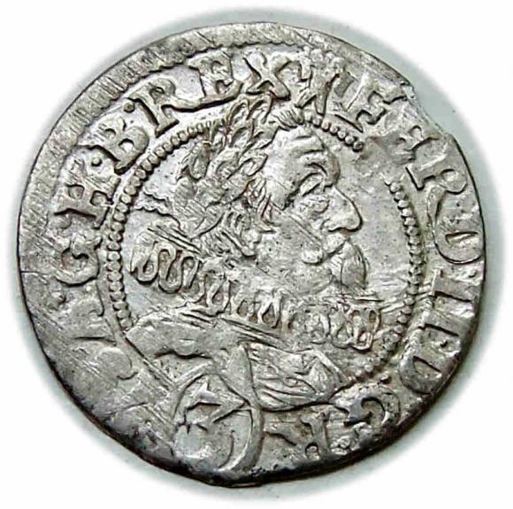 3 krajcary 1629 Ferdynand I Habsburg Wrocław (1)