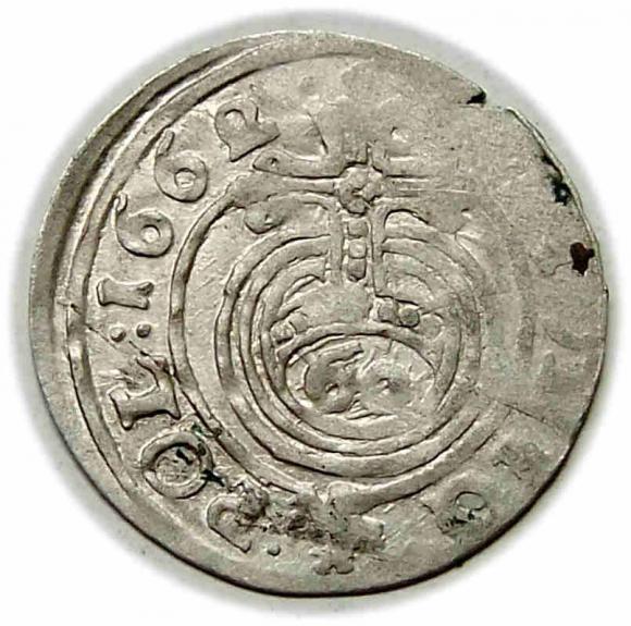Półtorak 1662 Jan Kazimierz Poznań (1)
