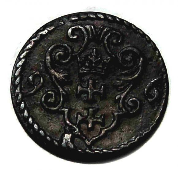 Denar 1596 Zygmunt III Waza Gdańsk (1)