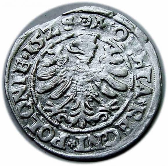Grosz 1528 Zygmunt I Stary Kraków (2)