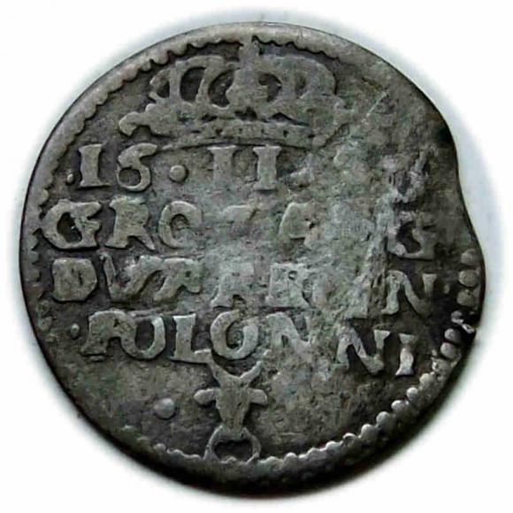 Dwugrosz 1650 Jan Kazimierz Bydgoszcz (1)