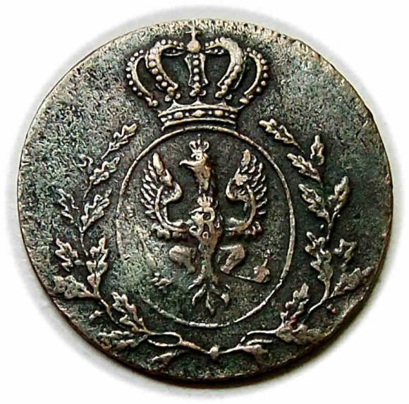 1 grosz 1816 Fryderyk Wilhelm III Wielkie Księstwo Poznańskie Wrocław (2)