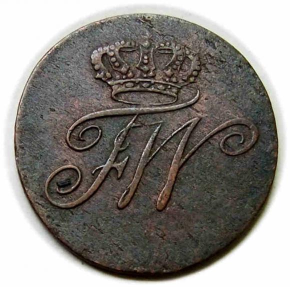 1/2 krajcara 1796 Fryderyk Wilhelm II Wrocław (2)
