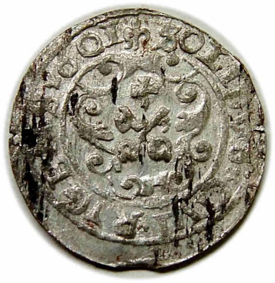 Szeląg 1601 Zygmunt III Waza Ryga (2)