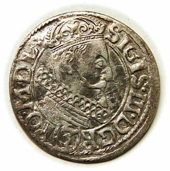 3 krajcary 1617 Zygmunt III Waza Kraków (1)