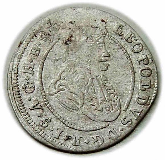 1 krajcar 1699 Leopold I Habsburg Opole (1)