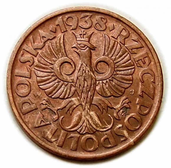 2 grosze 1938 II RP Warszawa (2)