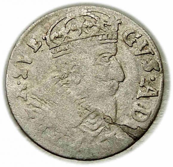 Grosz 1629 Gustaw II Adolf Elbląg (1)