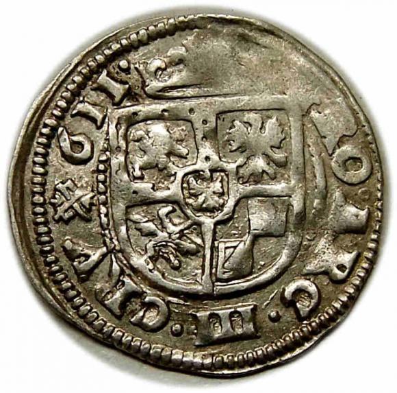 3 krajcary 1611 Jan Jerzy Hohenzollern Księstwo Karniowskie Karniów (2)