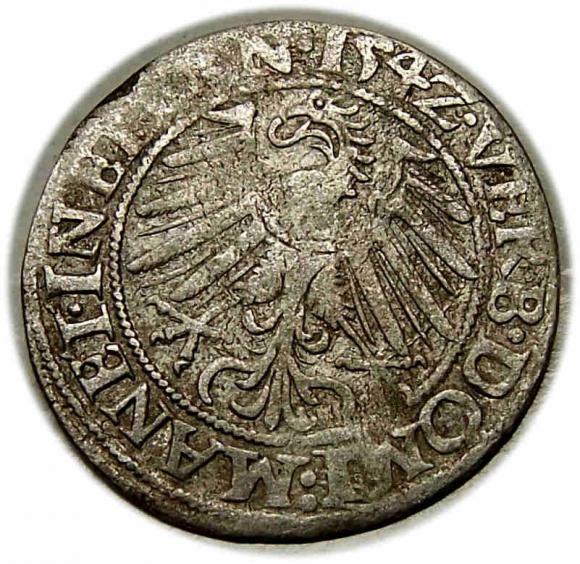 Grosz 1542 Fryderyk II Legnicki Księstwo Brzesko - Legnicko - Wołowskie Legnica (2)