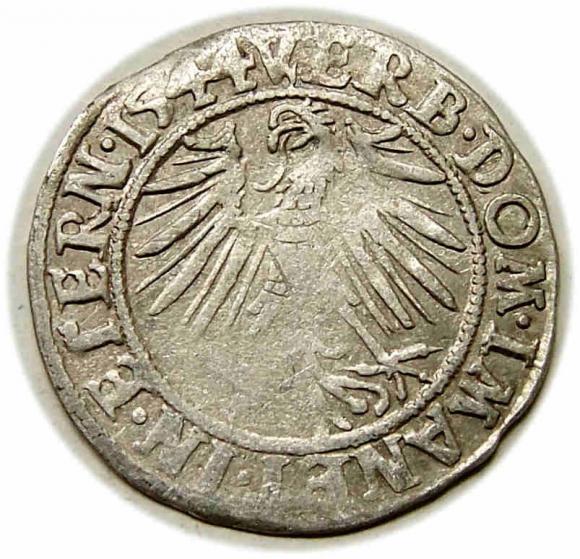 Grosz 1544 Fryderyk II Legnicki Księstwo Brzesko - Legnicko - Wołowskie Legnica (2)