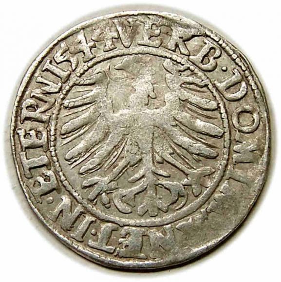 Grosz 1544 Fryderyk II Legnicki Księstwo Brzesko - Legnicko - Wołowskie Legnica (2)