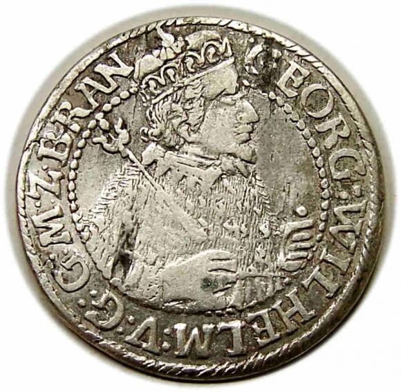 Ort 1623 Jerzy Wilhelm Księstwo Pruskie Królewiec (1)