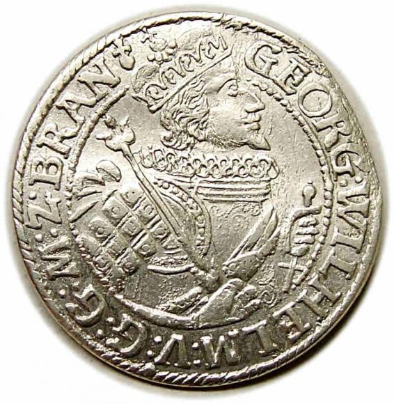 Ort 1622 Jerzy Wilhelm Księstwo Pruskie Królewiec (1)