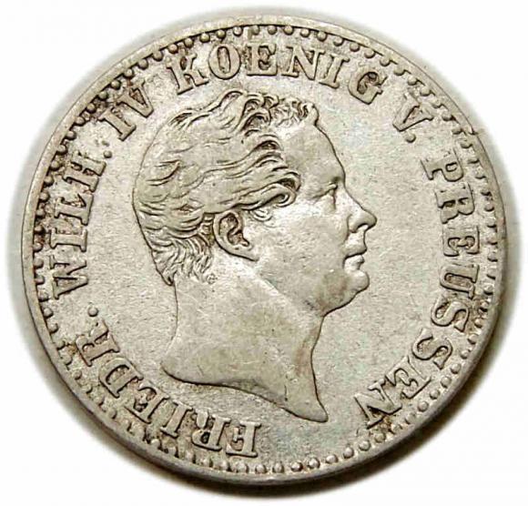2 1/2 silber groschen 1843 Fryderyk Wilhelm IV Niemcy Berlin (1)