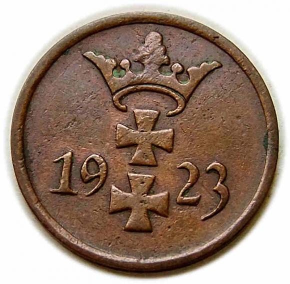 1 fenig 1923 Wolne Miasto Gdańsk Berlin (2)