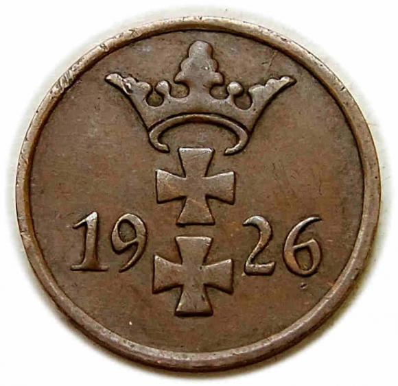 1 fenig 1926 Wolne Miasto Gdańsk Berlin (2)