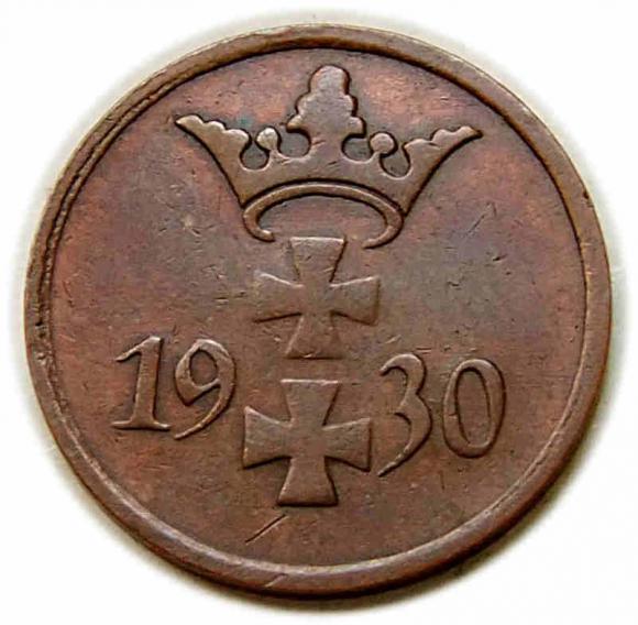 1 fenig 1930 Wolne Miasto Gdańsk Berlin (2)