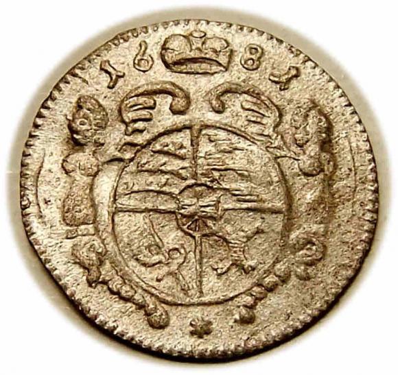 Greszel 1681 Krystian Ulryk Wirtemberski Księstwo Oleśnickie Oleśnica (1)