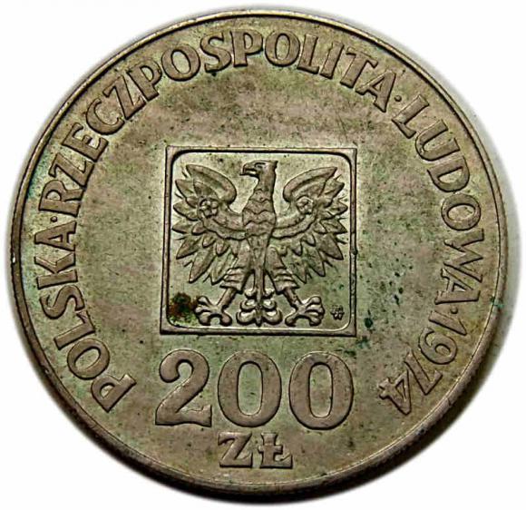 200 złotych 1974 XXX lat PRL Warszawa (2)