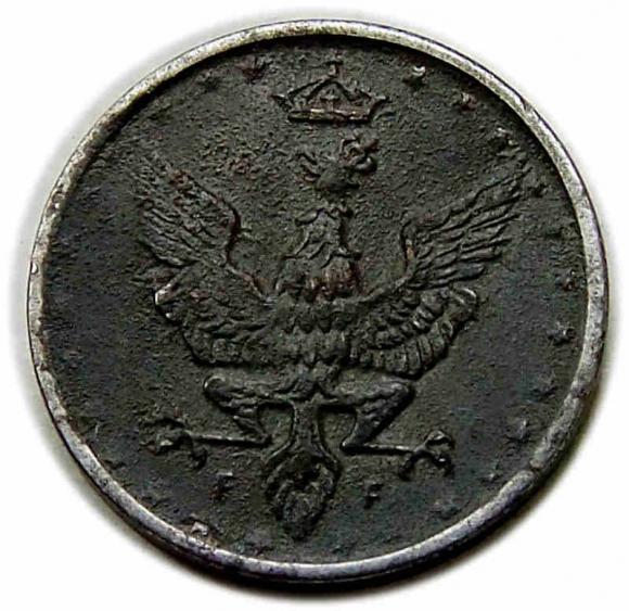 5 fenigów 1917 Królestwo Polskie Stuttgart (2)