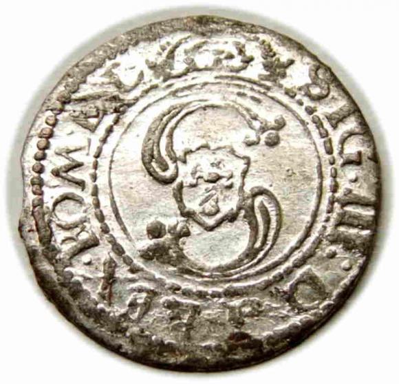 Szeląg Zygmunt III Waza Wilno (1)