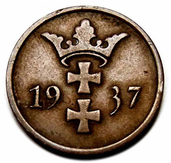 2 fenigi 1937 Wolne Miasto Gdańsk (2)