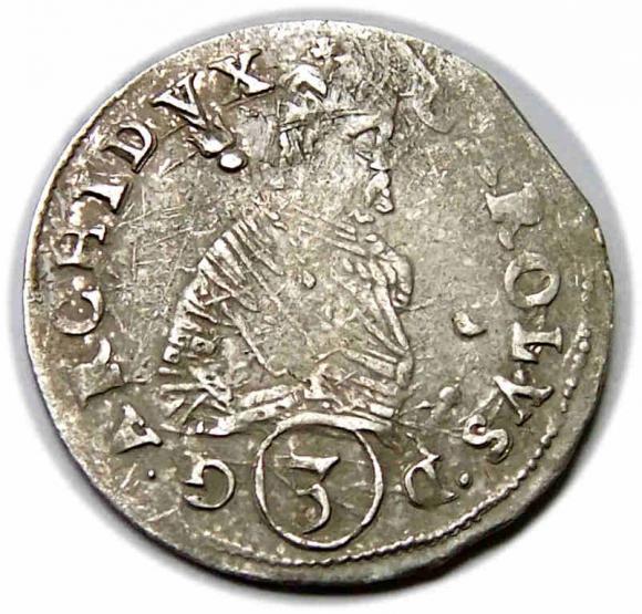 3 krajcary Karol II Styryjski Austria Styria Graz (1)