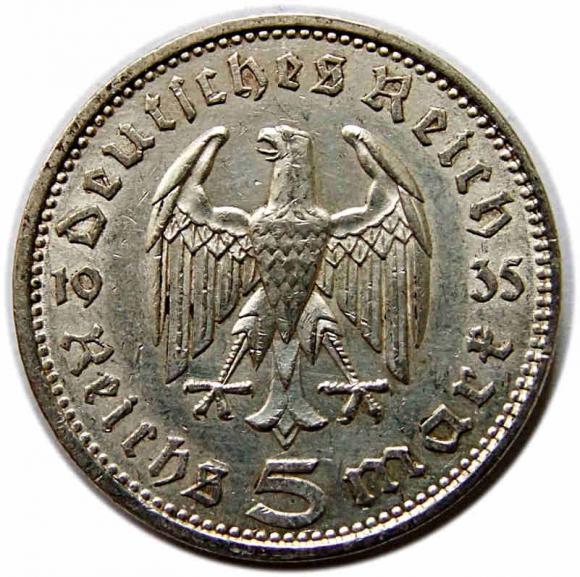 5 marek 1935 A Berlin Paul von Hindenburg Niemcy (2)