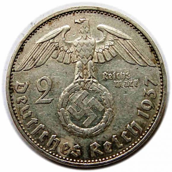 2 marki 1937 F Niemcy Stuttgart (2)
