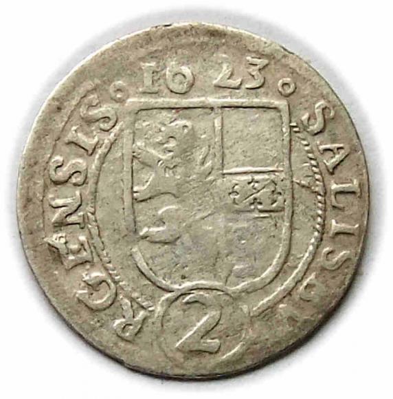 2 krajcary 1623 Paris von Lodron Austria Salzburg (1)